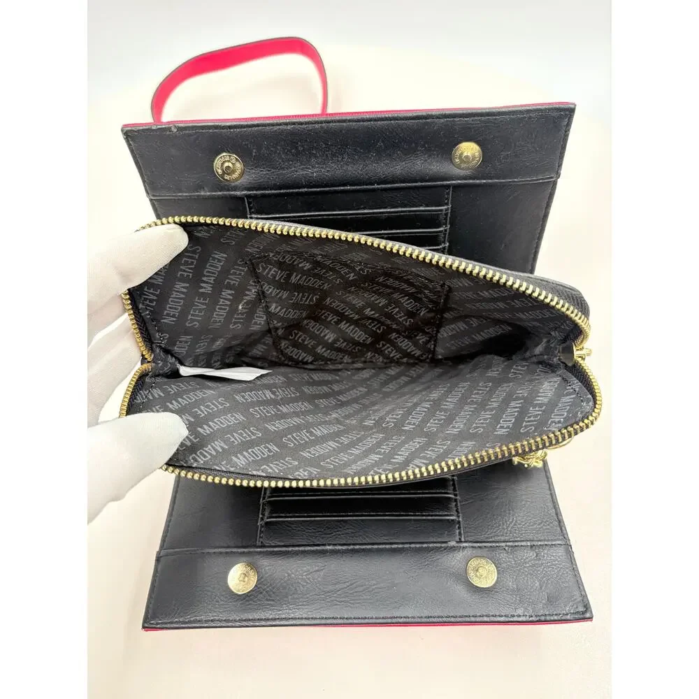 Steve Madden red crossbody purse
